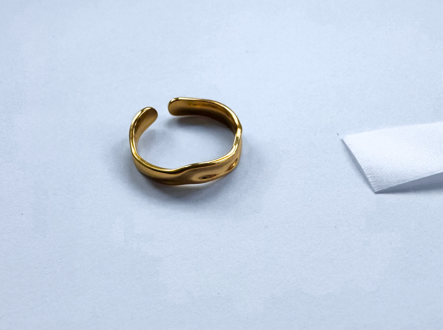 Curved Gold Ring